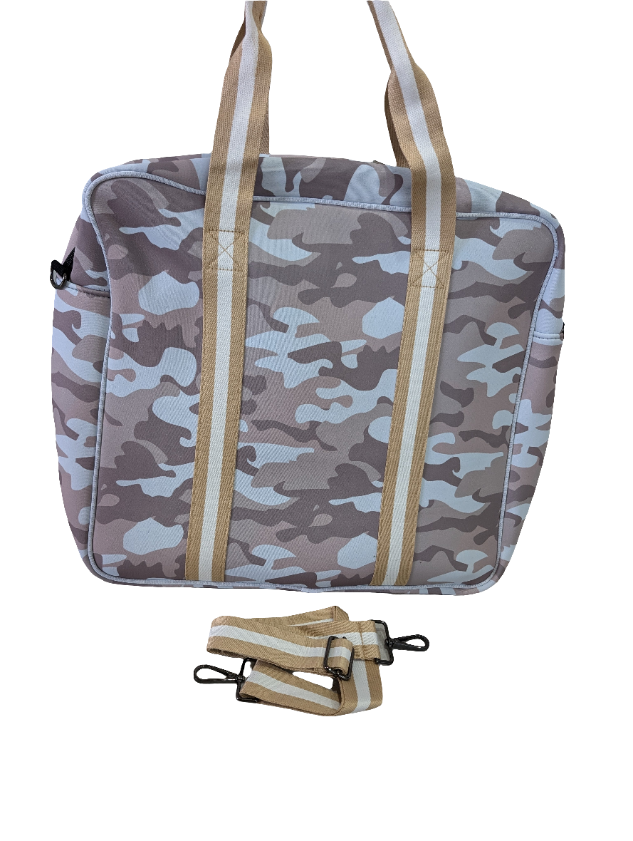 Sports Bag (Neoprene) - Army/Gold
