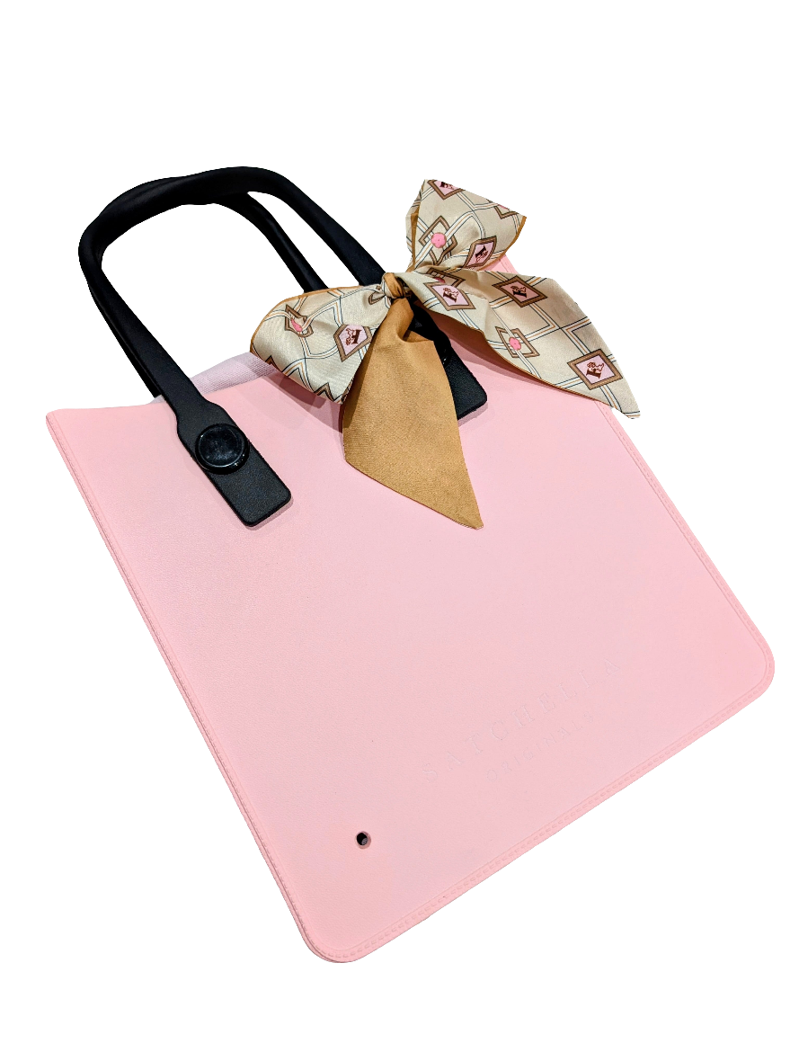 EVA Tote bag with Insert and charm - Pink
