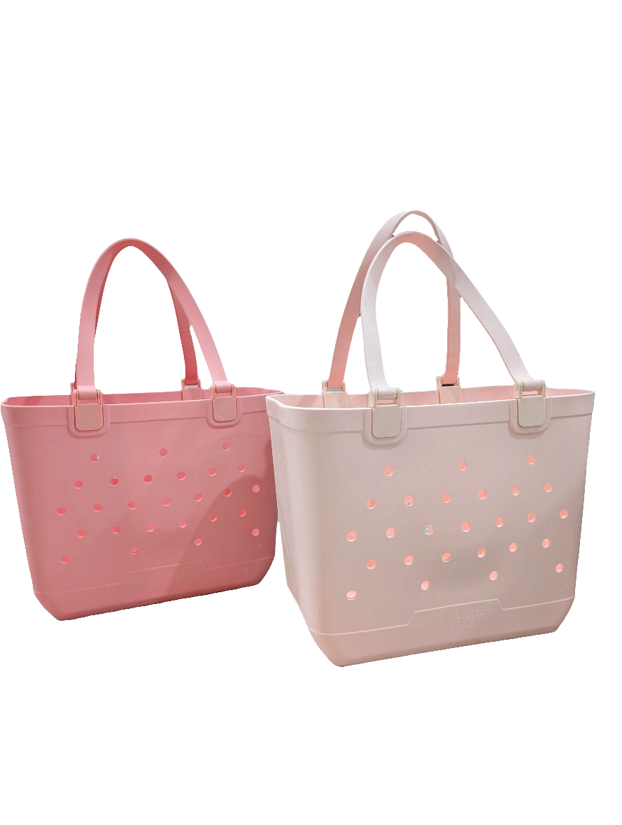 Large EVA Beach Tote - Blush Pink