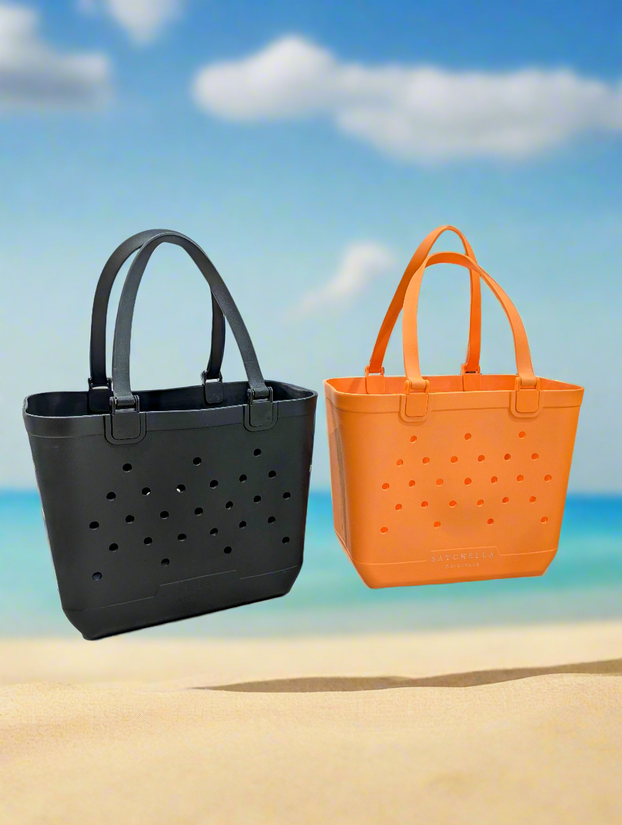 Large EVA Beach Tote - Black