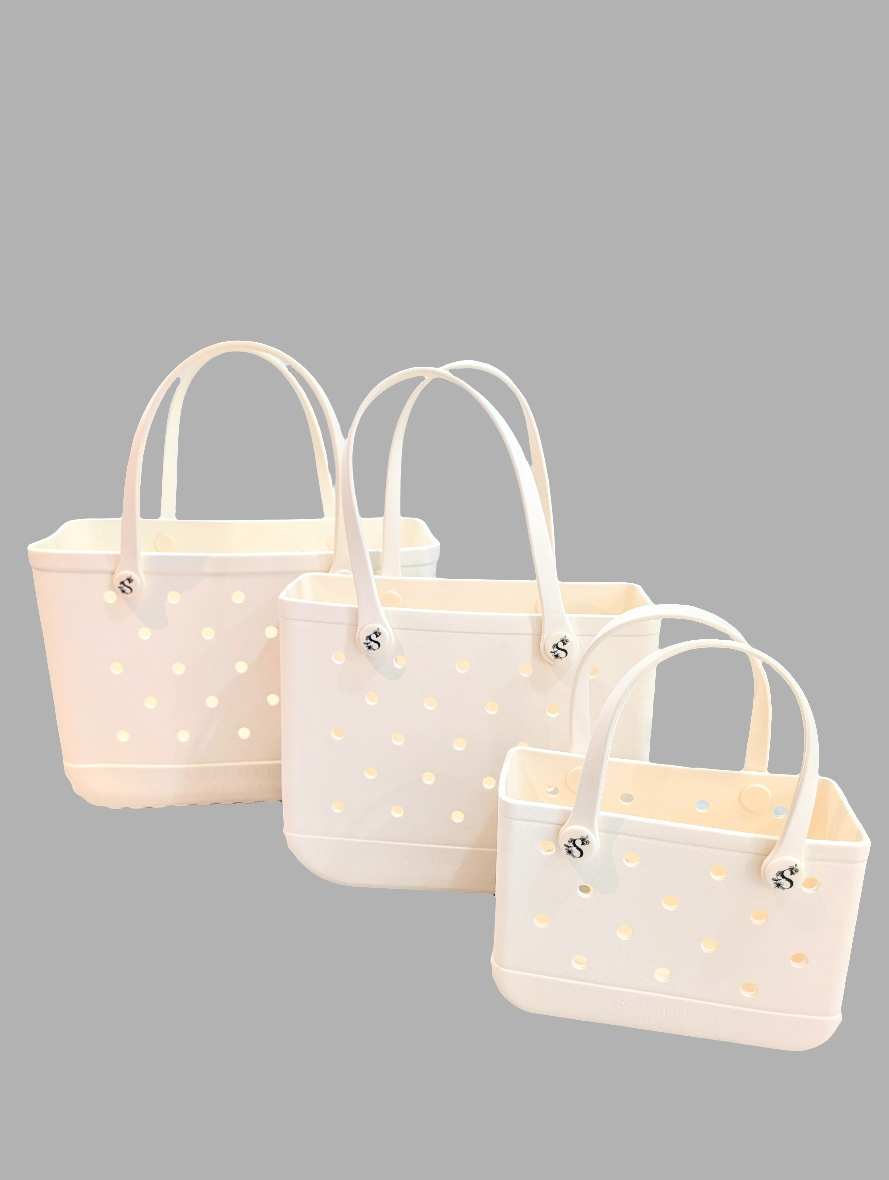 Waterproof EVA Tote - White