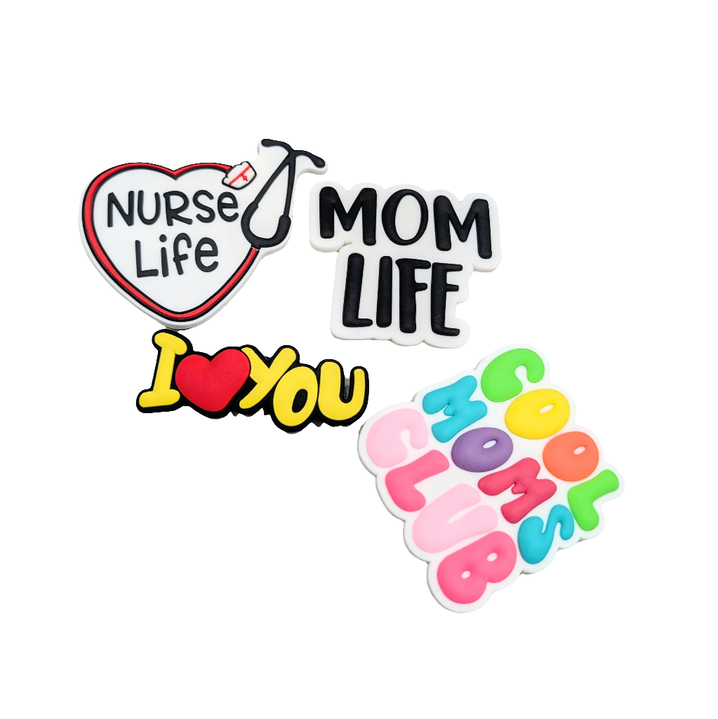 EVA Tote bag with Insert and charm - Black