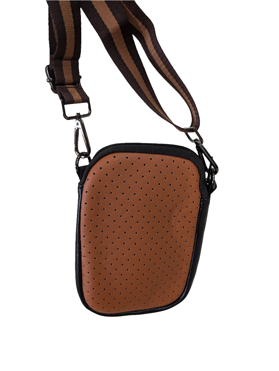 Phone Bag Neoprene - Brown/Black