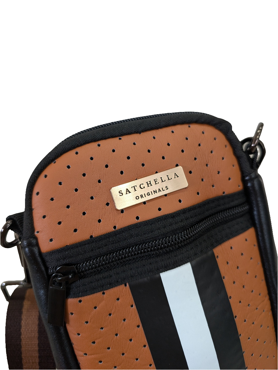 Phone Bag Neoprene - Brown/Black