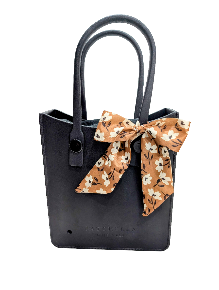 EVA Tote bag with Insert and charm - Black