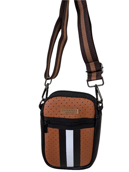 Phone Bag Neoprene - Brown/Black