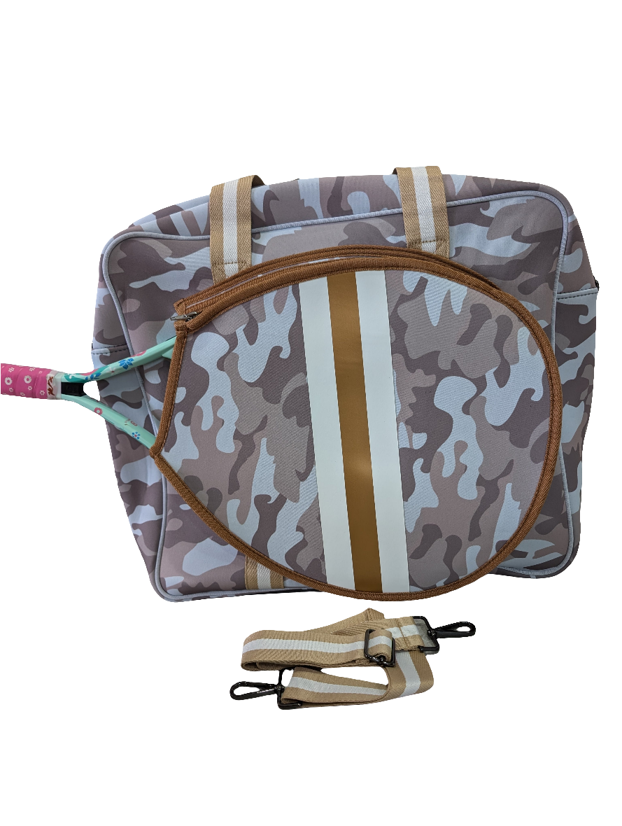 Sports Bag (Neoprene) - Army/Gold