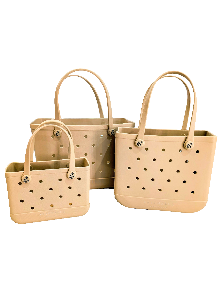 Waterproof EVA Tote - Beige