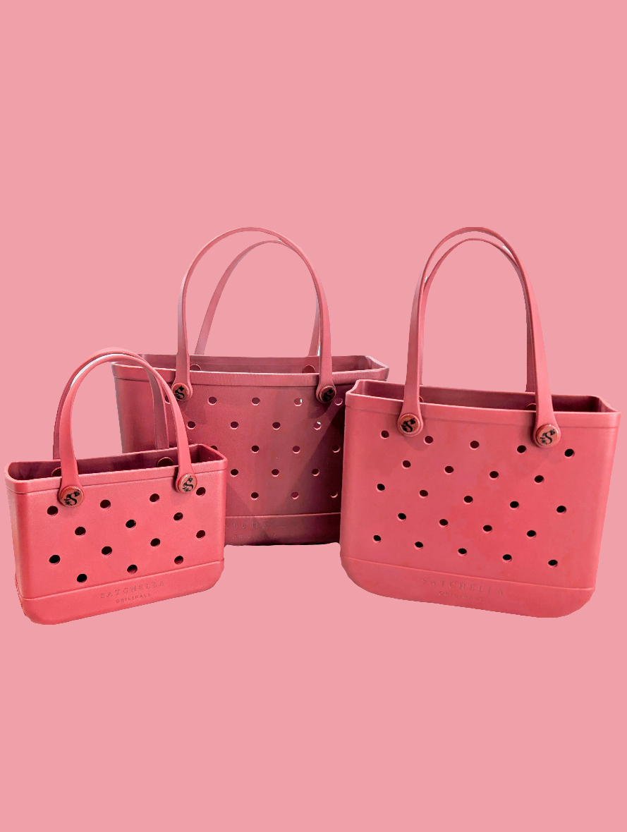 Waterproof EVA Tote - Red