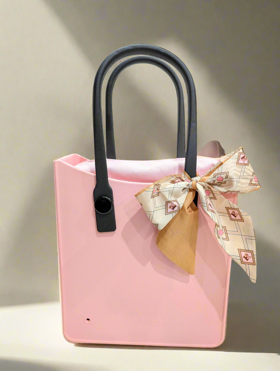 EVA Tote bag with Insert and charm - Pink