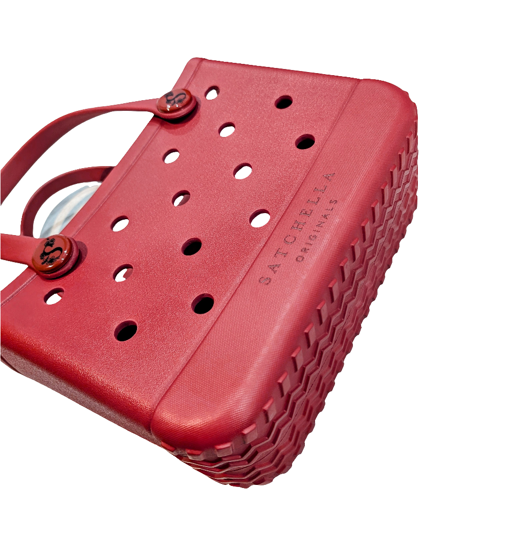 Waterproof EVA Tote - Red