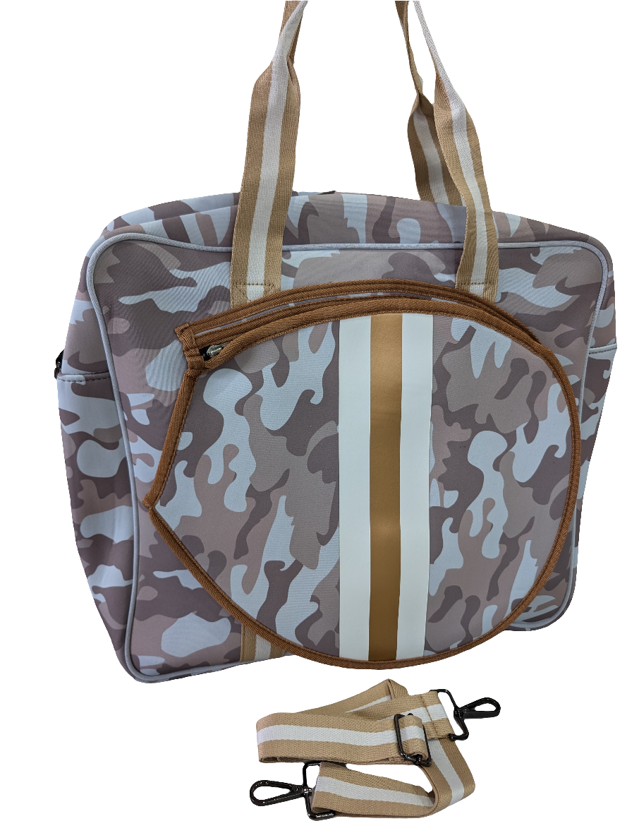 Sports Bag (Neoprene) - Army/Gold