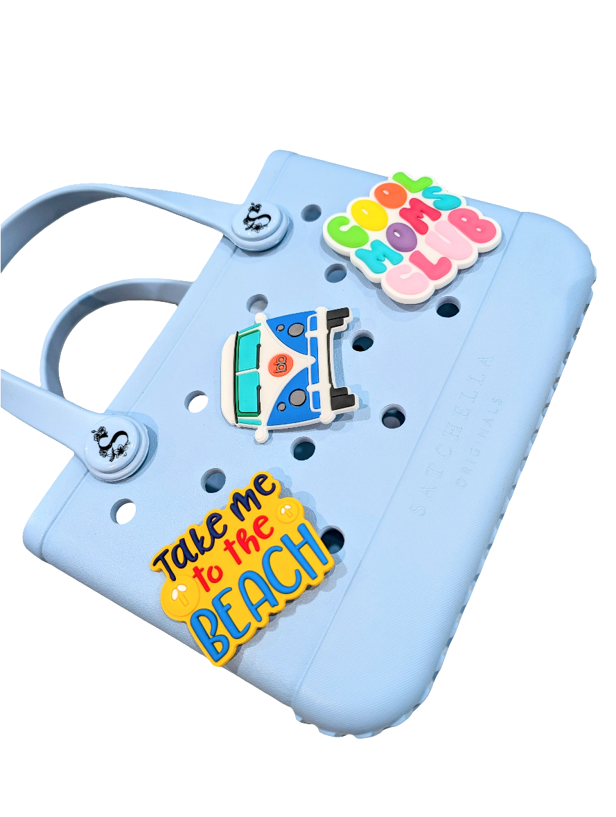 Waterproof EVA Tote - Baby Blue