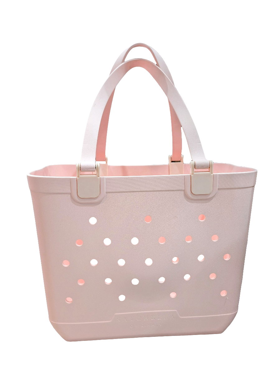 Large EVA Beach Tote - Pale Pink