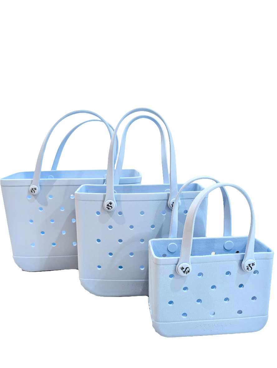 Waterproof EVA Tote - Baby Blue