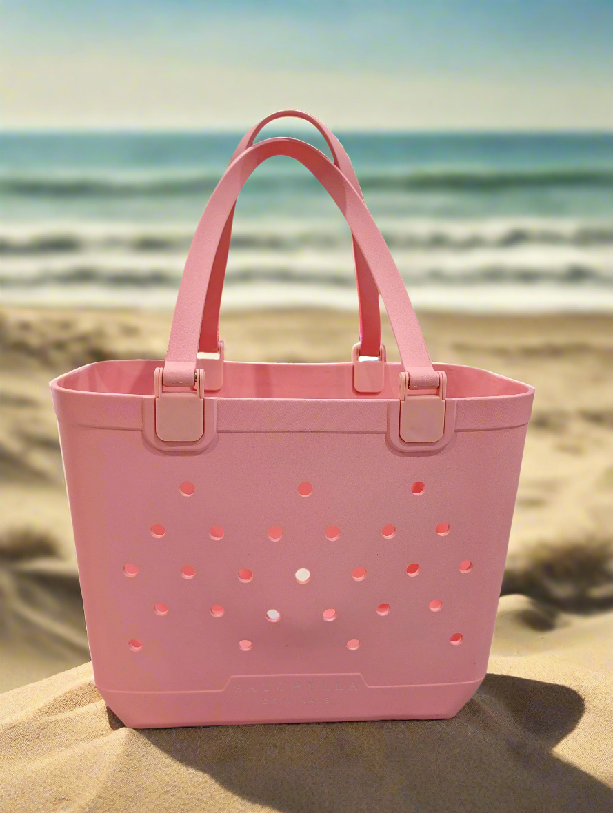 Large EVA Beach Tote - Blush Pink