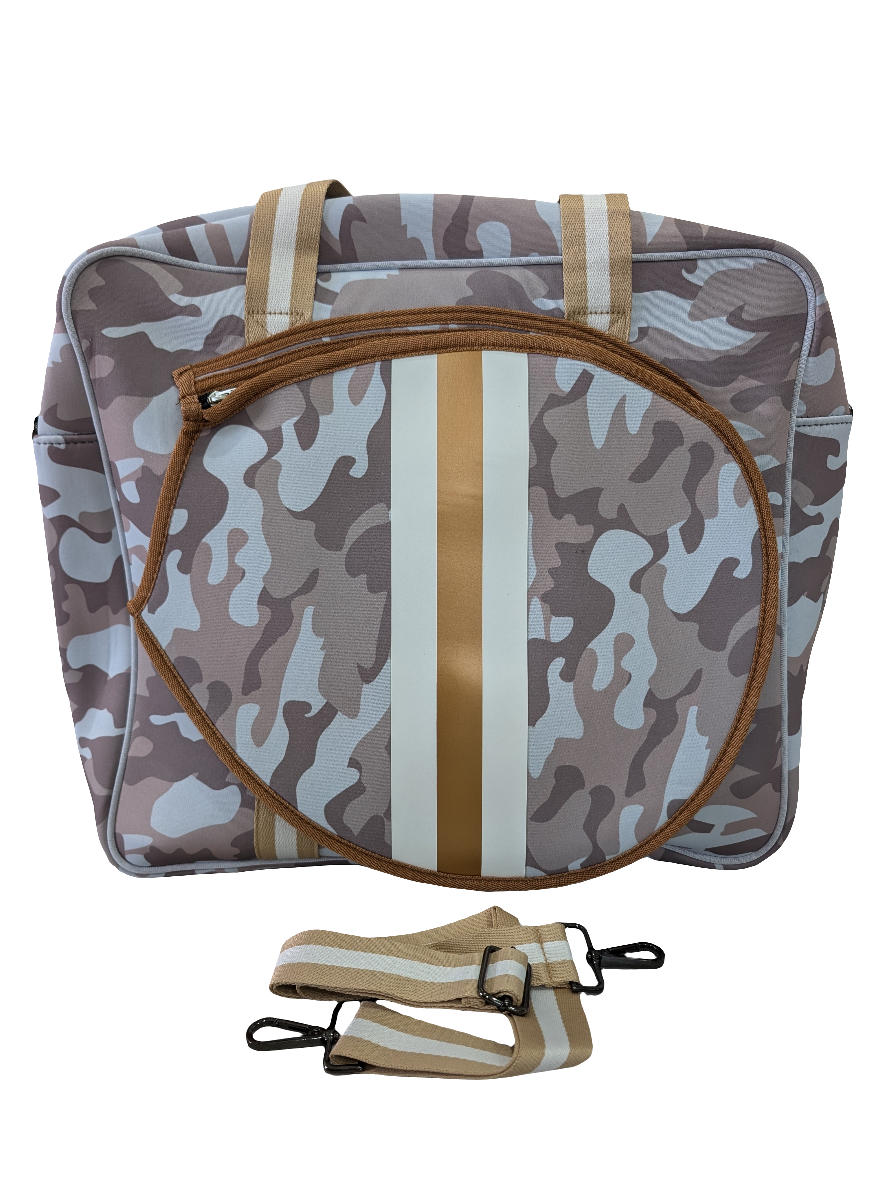 Sports Bag (Neoprene) - Army/Gold