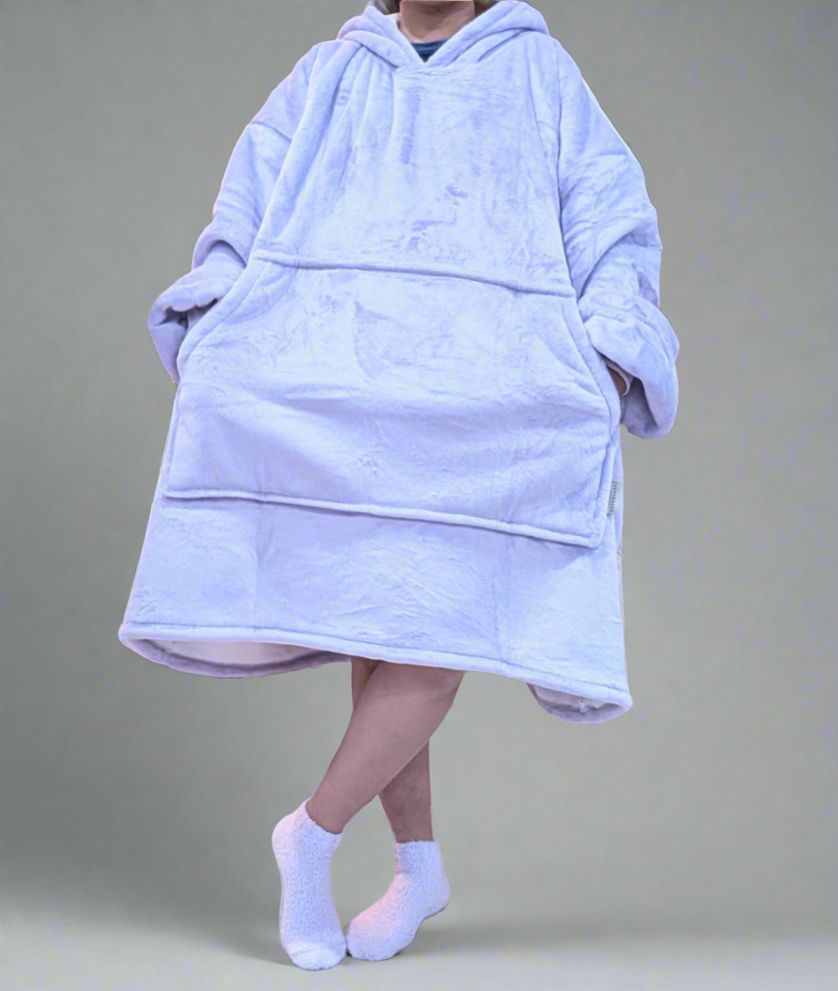 Oversized Hoodie with matching Bed Socks - Lavender