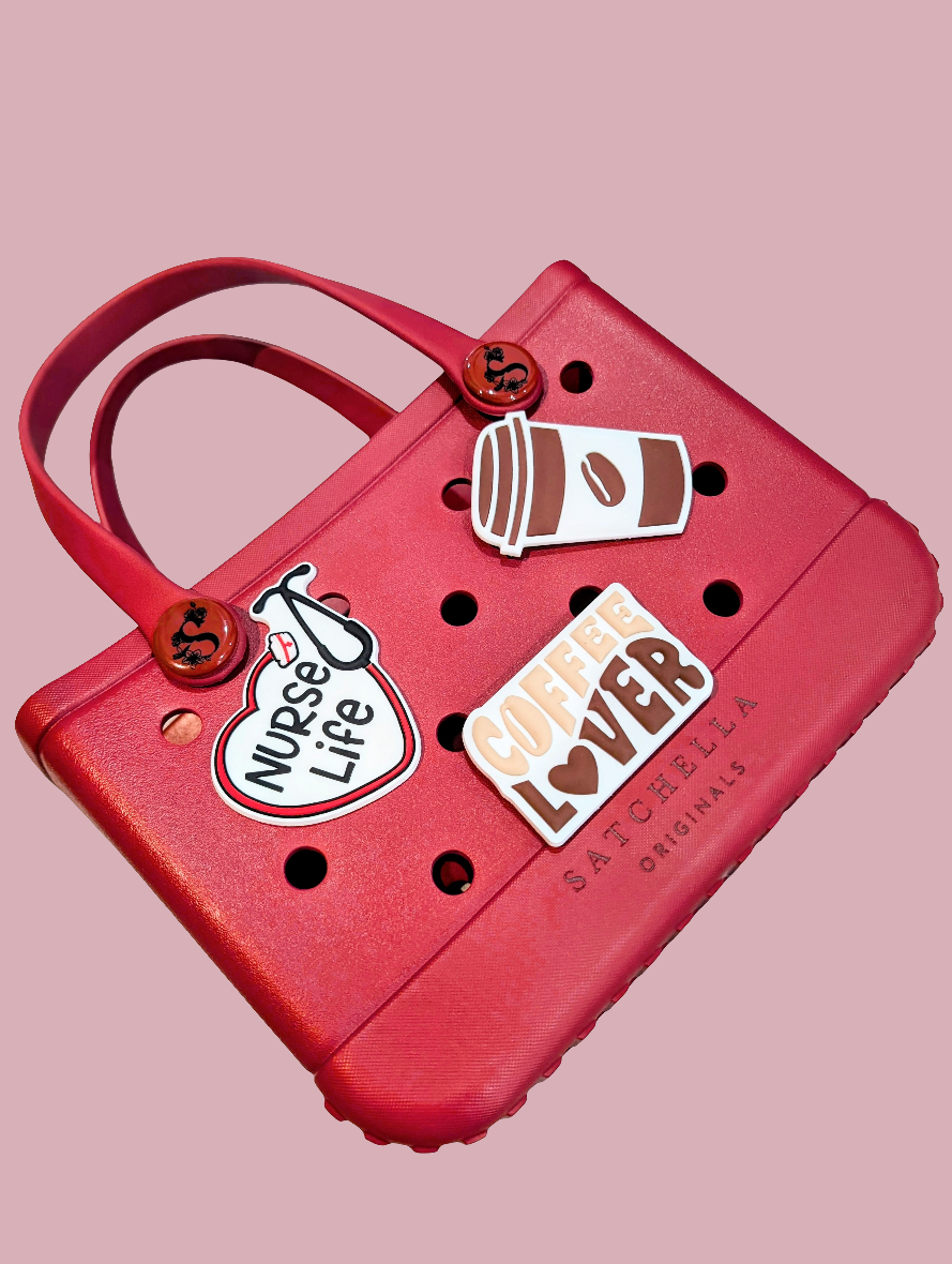 Waterproof EVA Tote - Red