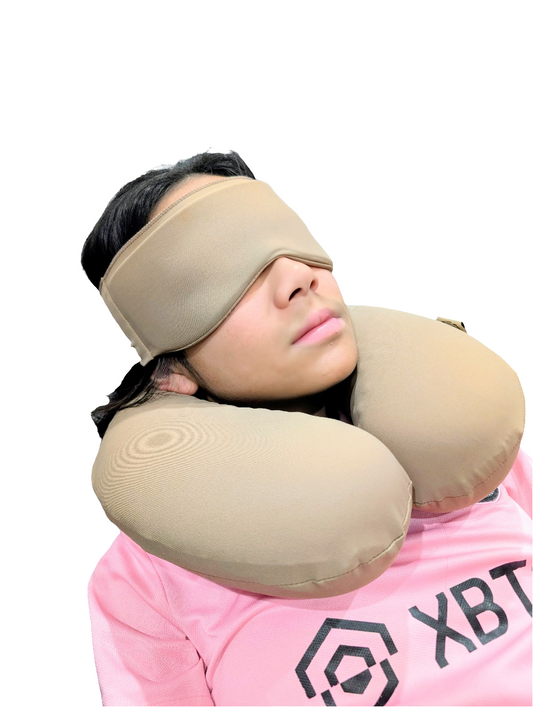 Hydrogel Neck Travel Pillow (Memory Foam + Hydrogel) - Zuri THERM WRAPS